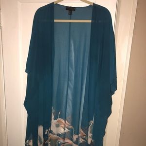 Light weigh chiffon duster